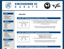 Tablet Screenshot of ksc-karate.de